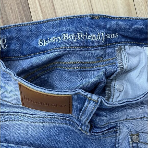 Rhodanthe Skinny Boyfriend Jeans 0 - Picture 3 of 4